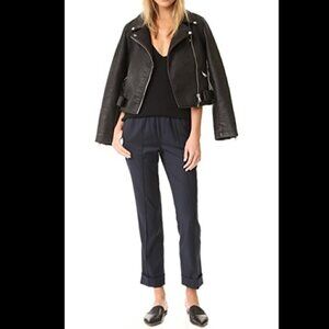 Atm Anthony Thomas Melillo Easy Fit Cropped Straight Leg Pants Size 8